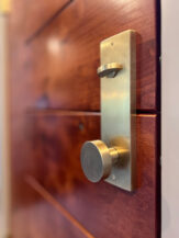 A new doorknob and lock.