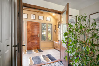 A remodeled entry way.