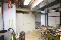 Basement Storage in Work Area