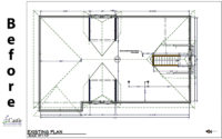 Before floorplan Project 3299-1 Attic St. Paul