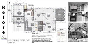 Before photo 2297-2 Minneapolis Kitchen Addition Floor plan
