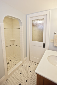 Castle Building & Remodeling, Inc. - Twin Cities Design / Build Firm | View of Bathroom in Basement Remodel