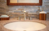 Contemporary remodeled sink