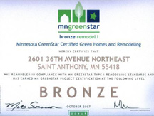 GreenStar Home Certification - GreenHome Institute