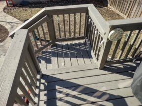 New steps.