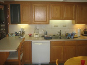 Kitchen before remodel