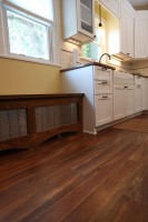 Kitchen flooring and radiator detail