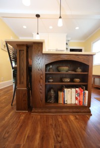 Kitchen island close up