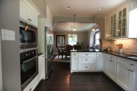 Kitchen looking into dining room