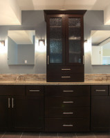 Master bath cabinetry