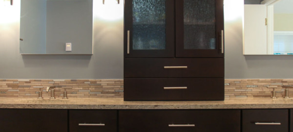 Master bath cabinetry