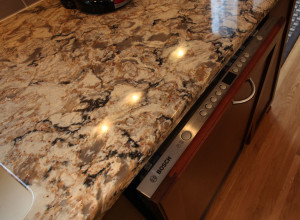Castle Building & Remodeling, Inc. - Twin Cities Design / Build Firm | View of Countertops and Dishwasher in Kitchen Remodel