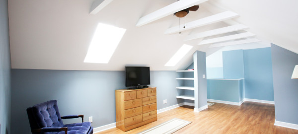 View of Attic After Remodel