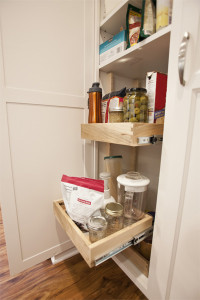 Castle Building & Remodeling, Inc. - Twin Cities Design / Build Firm | View of Pull Outs in Kitchen Remodel