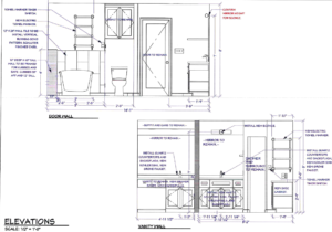 Castle Building & Remodeling, Inc. - Twin Cities Design / Build Firm | Project 2025-3 After Master Bathroom Remodel Elevations