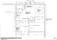 Project 2025-3 Before Master Bathroom Remodel Floorplan