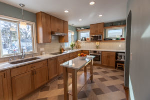 Project 3408-1 Bright Scandinavian Minneapolis Kitchen Remodel with Movable Island 55406 MN 7_