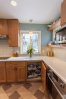 Project 3408-1 Bright Scandinavian Minneapolis Kitchen Remodel with Movable Island 55406 MN LR 4