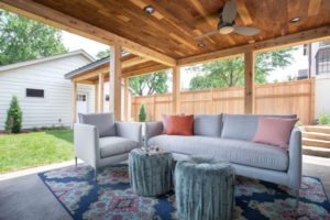 Castle Building & Remodeling, Inc. - Twin Cities Design / Build Firm | Project 3427-1 Backyard Covered Patio Outdoor Kitchen LR 26