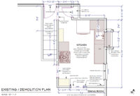 Project 3501-1 Before Kitchen Floorplan