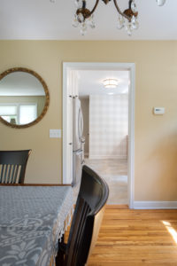 Castle Building & Remodeling, Inc. - Twin Cities Design / Build Firm | Project 3501-1 Kitchen Remodel Plaid Wallpaper St. Paul 55116 LR 2