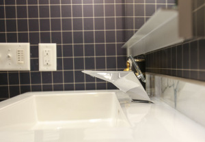Castle Building & Remodeling, Inc. - Twin Cities Design / Build Firm | Bathroom Custom faucet and wall covering