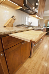 Castle Building & Remodeling, Inc. - Twin Cities Design / Build Firm | View of Kitchen Pullout in Whole House Remodel