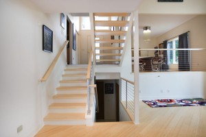 Stairs and entry way