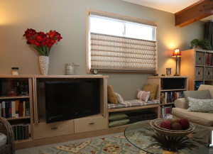 Castle Building & Remodeling, Inc. - Twin Cities Design / Build Firm | Living Room TV Stand Open