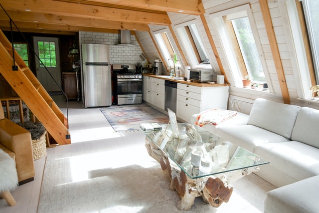 An attic as an idea where to cook when your kitchen is being remodeled