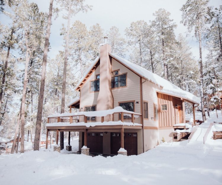 Snowy Cabin