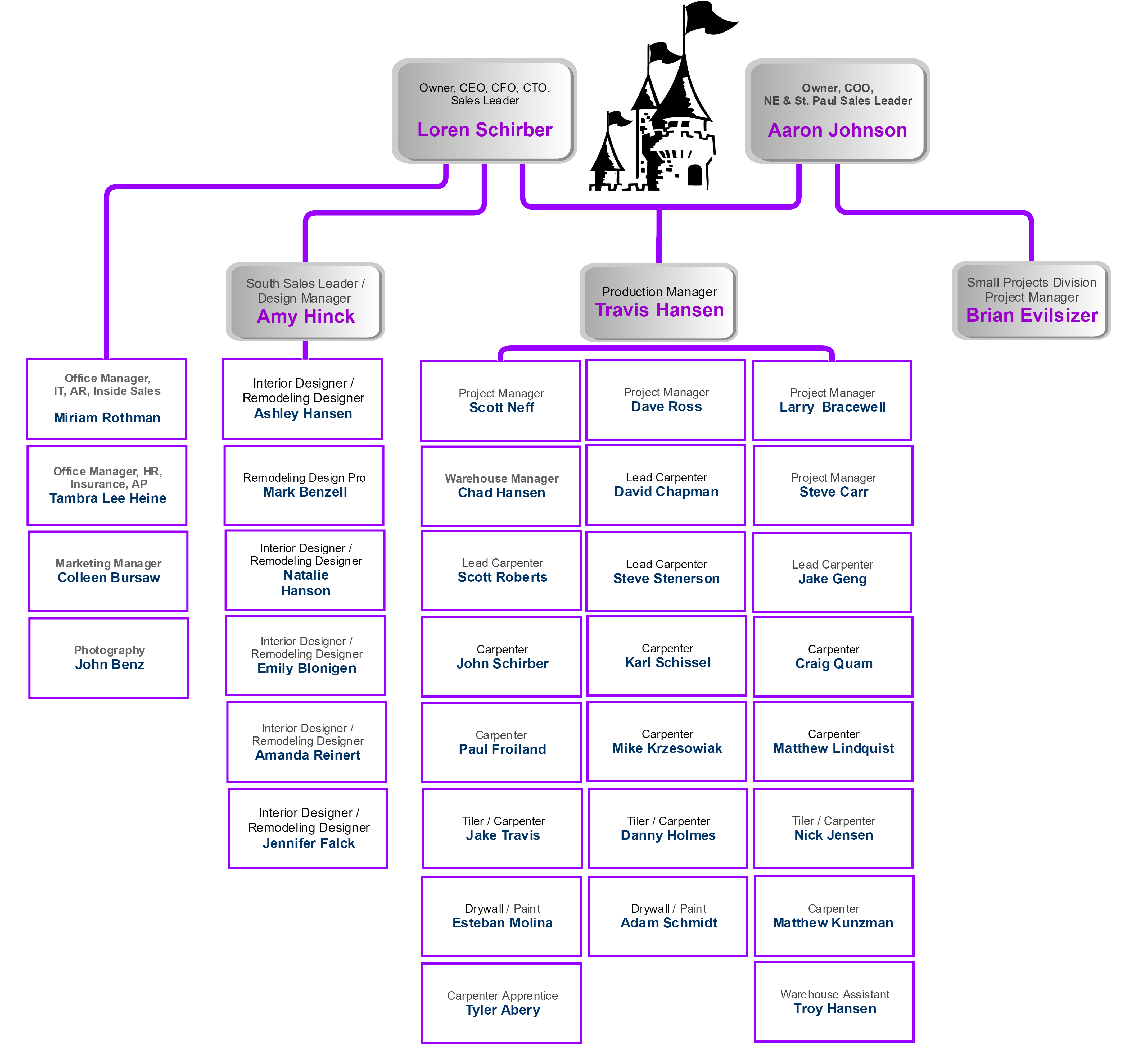 Johnson And Johnson Organizational Chart