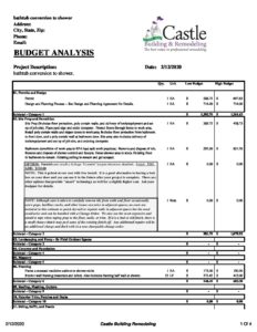 Castle Building & Remodeling, Inc. - Twin Cities Design / Build Firm | tub to shower conversion 021220